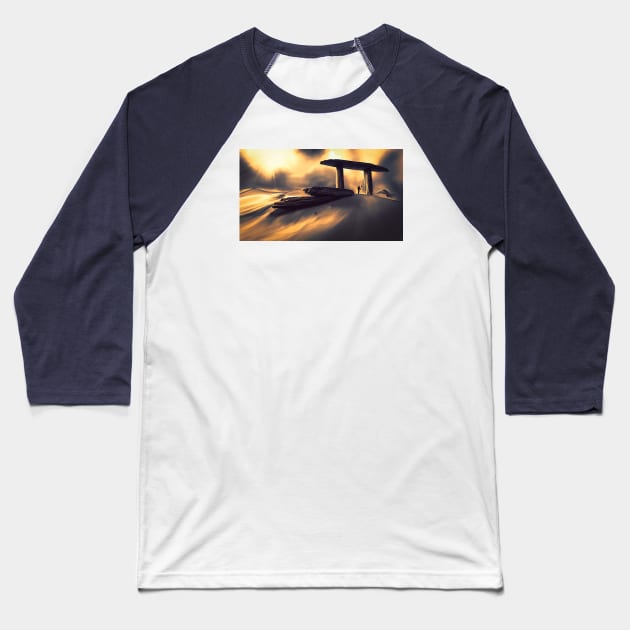 Surveyor Baseball T-Shirt by JoshWhiteArt